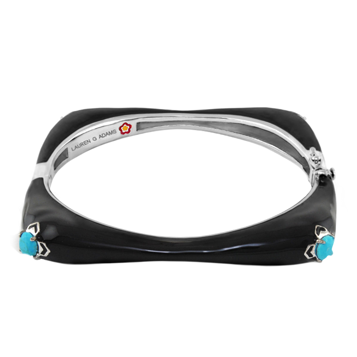 Starry Nights Black and Blue Enamel Bangle