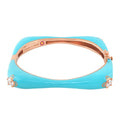 Starry Nights Turquoise Enamel Bangle