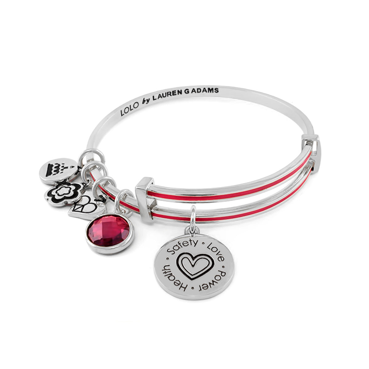 July Birthstone Color Bangle