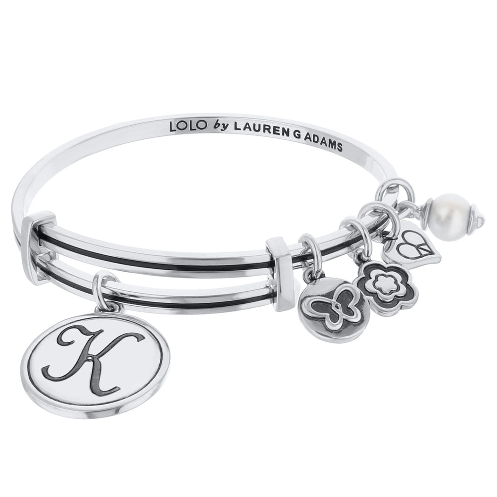 Initial K Bangle