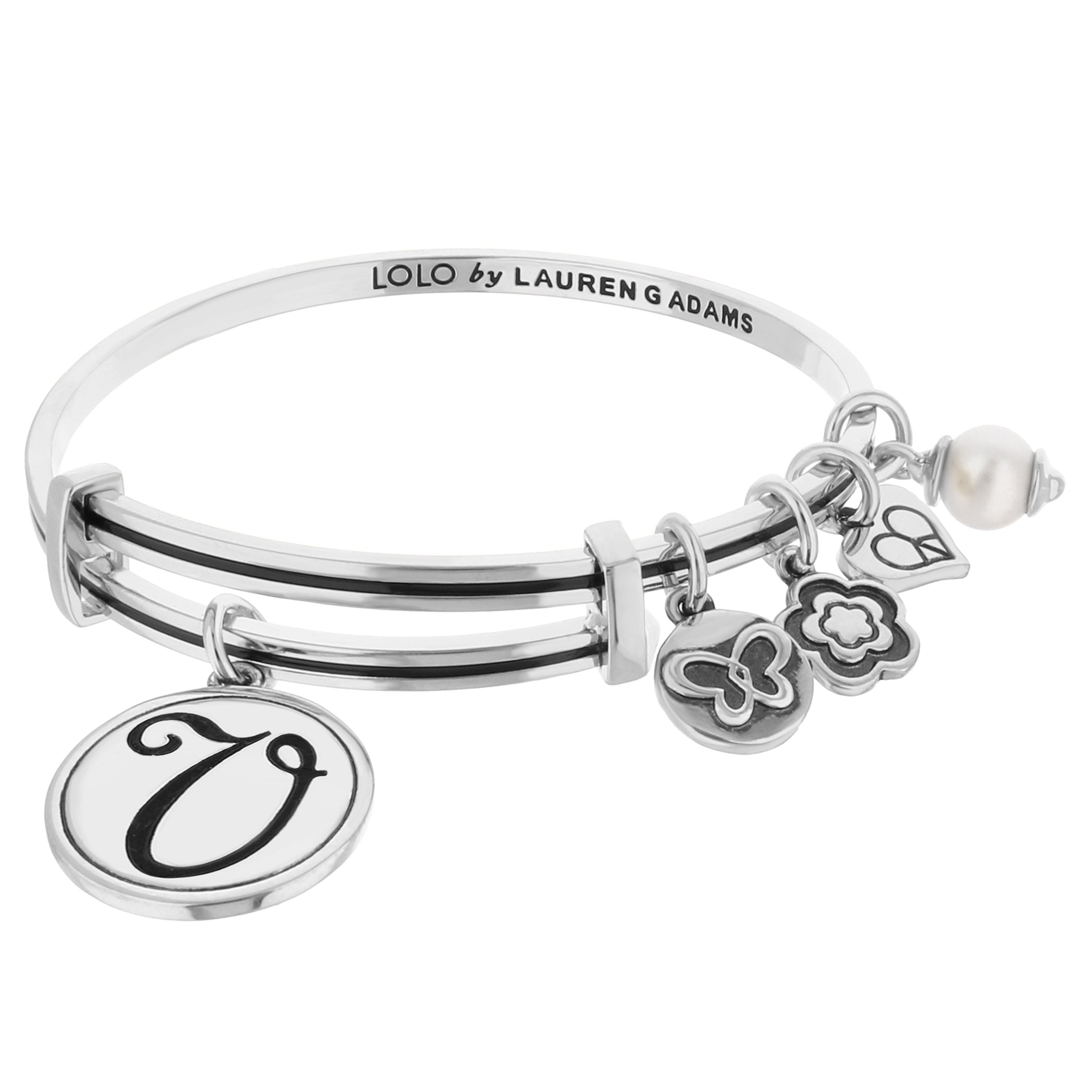 Initial V Bangle
