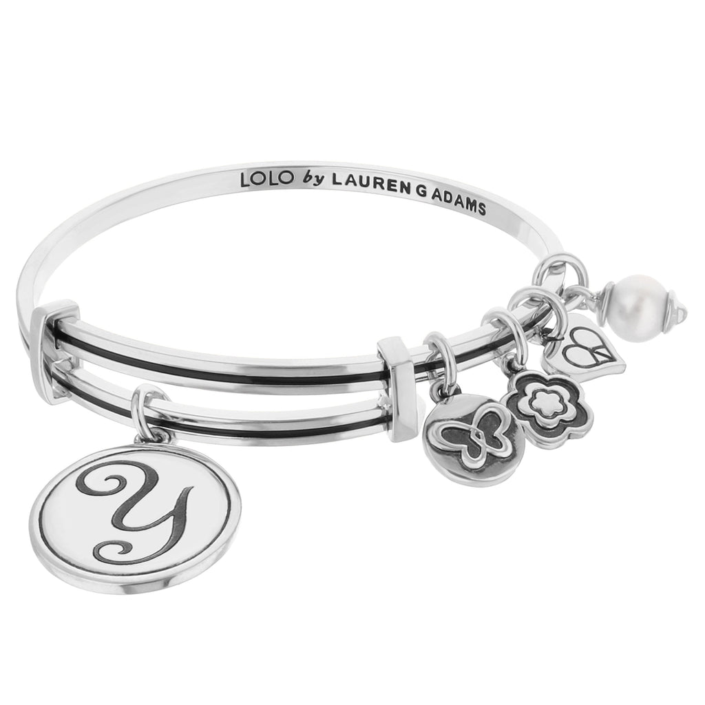 Initial Y Bangle