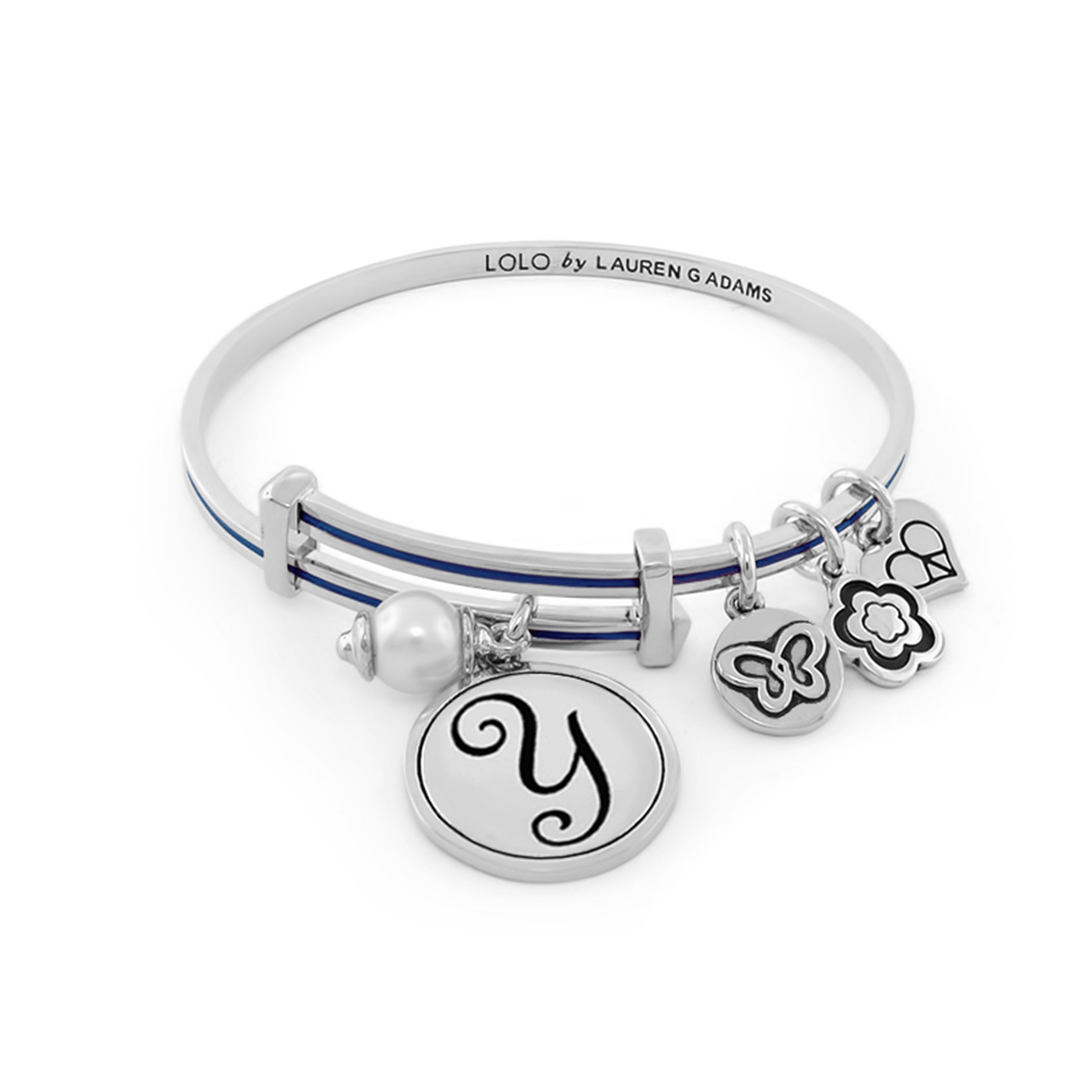 Initial Y Bangle