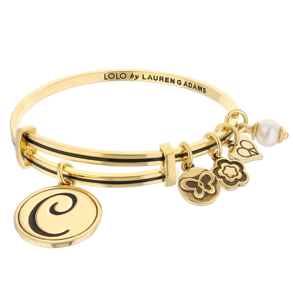 Initial C Bangle