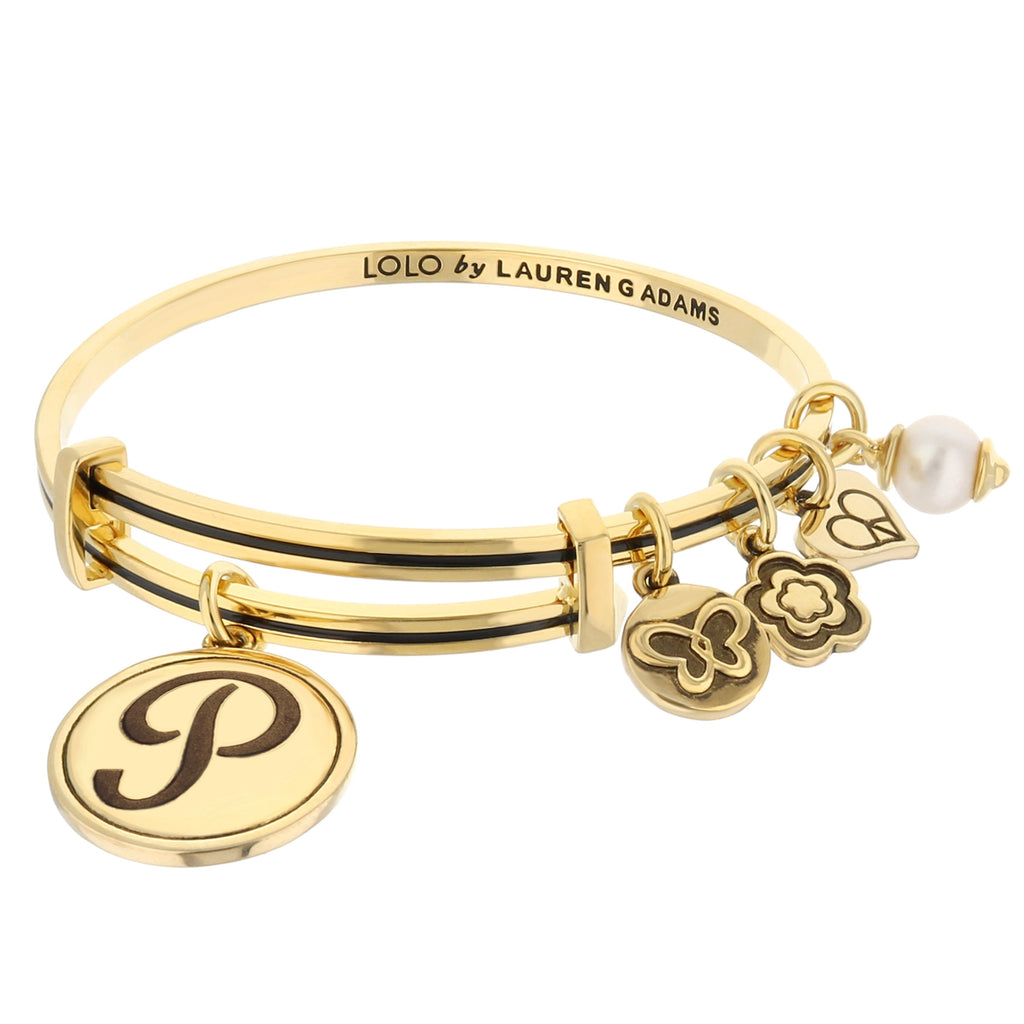 Initial P Bangle