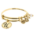 Initial U Bangle