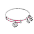 Lolo Heart Charm Bangle
