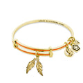 Lolo Feather Charm Bangle.