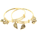 Lolo Best Friends Set of Two Heart Bangles.