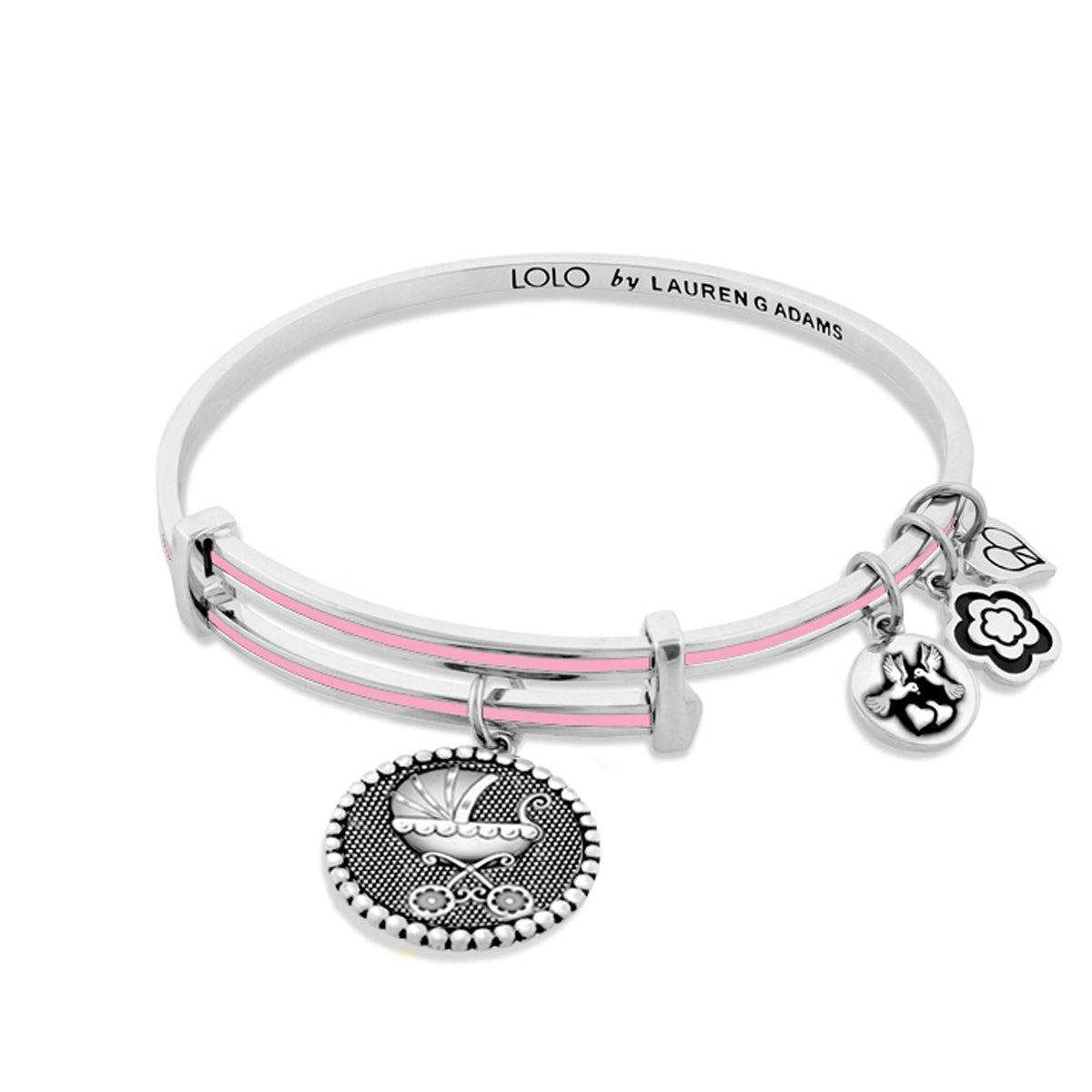 Lolo Baby Carriage Bangle.