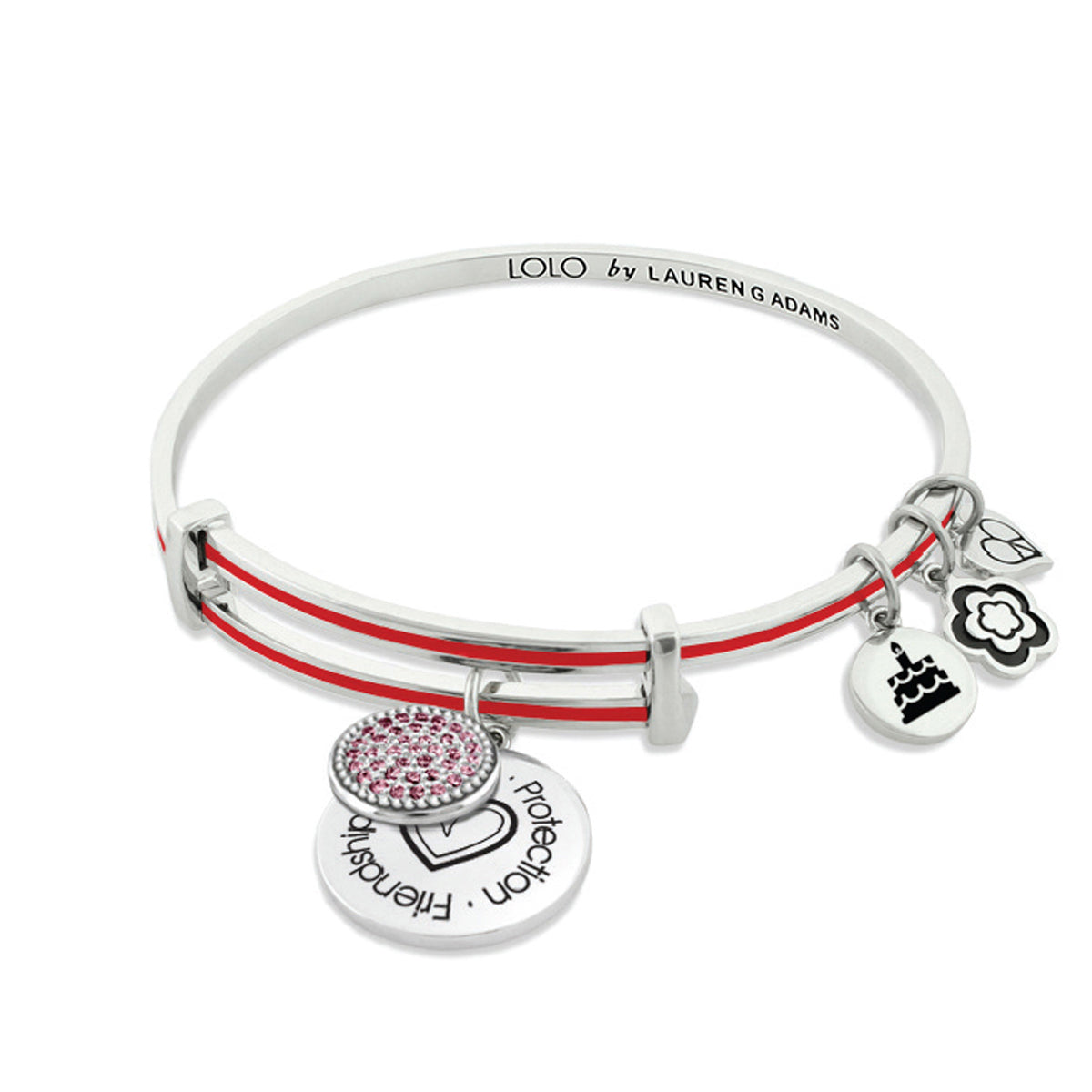 January Birthstone Color Bangle