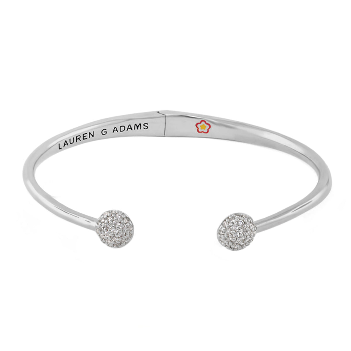 Open Arms Pave Bangle
