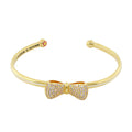 Open Arms Bow Bangle