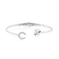 Sydney Leigh Horseshoe and Clover Bangle