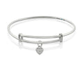 Sydney Leigh Pave Heart Bangle
