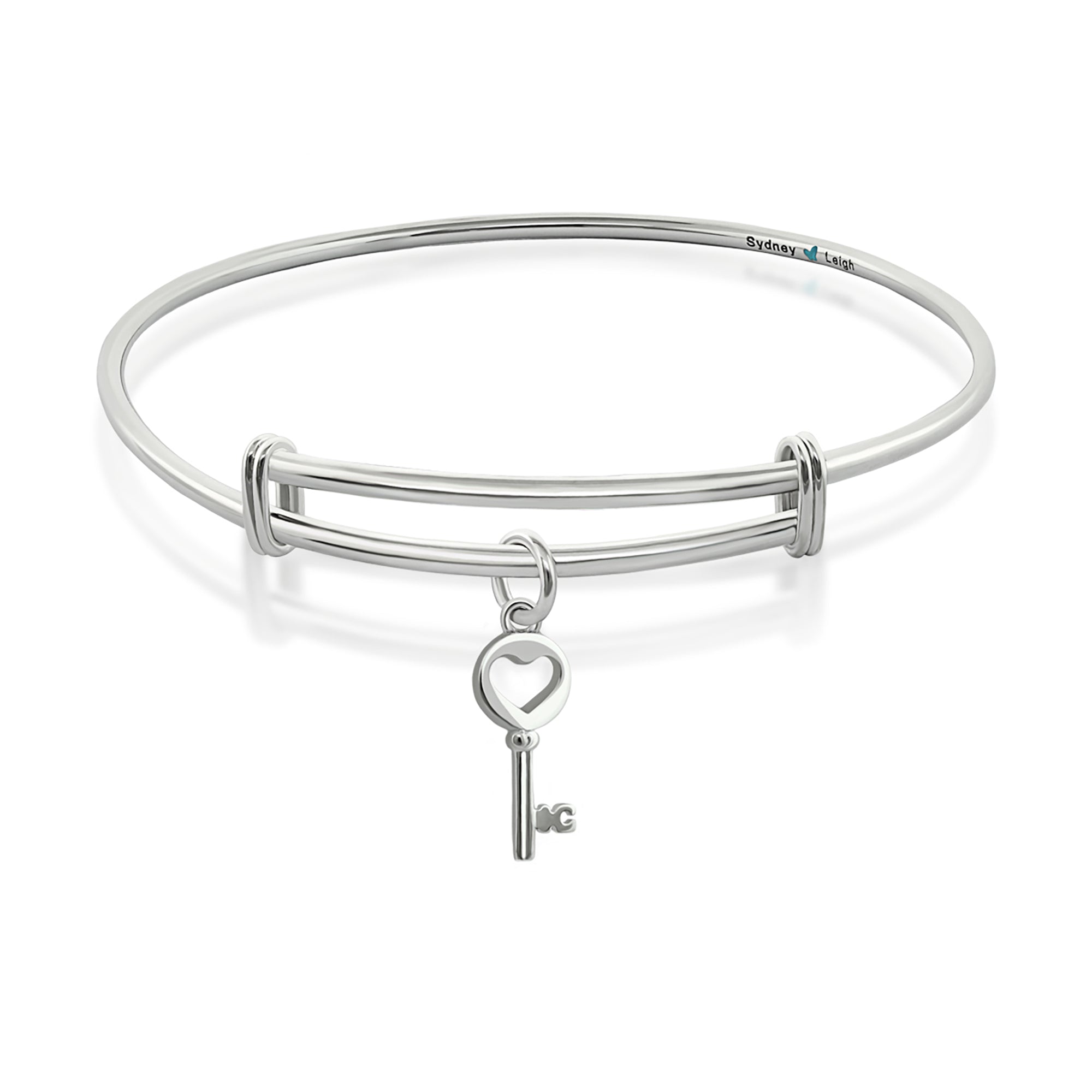 Sydney Leigh Heart Key Bangle