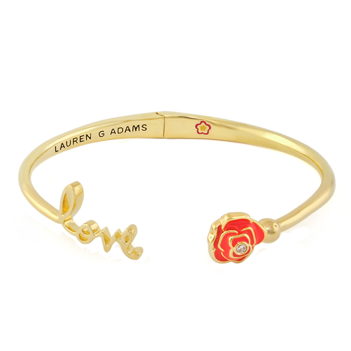 Open Arms Rose Bangle