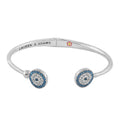 Open Arms Evil Eye Bangle