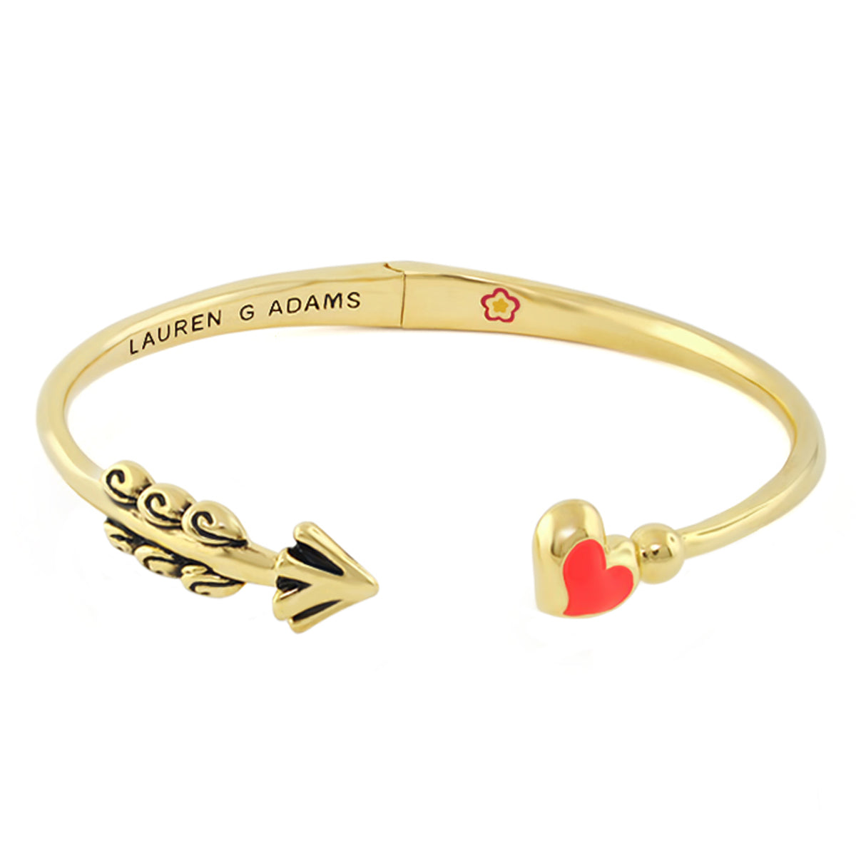 Open Arms Heart Bangle