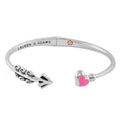 Open Arms Heart Bangle
