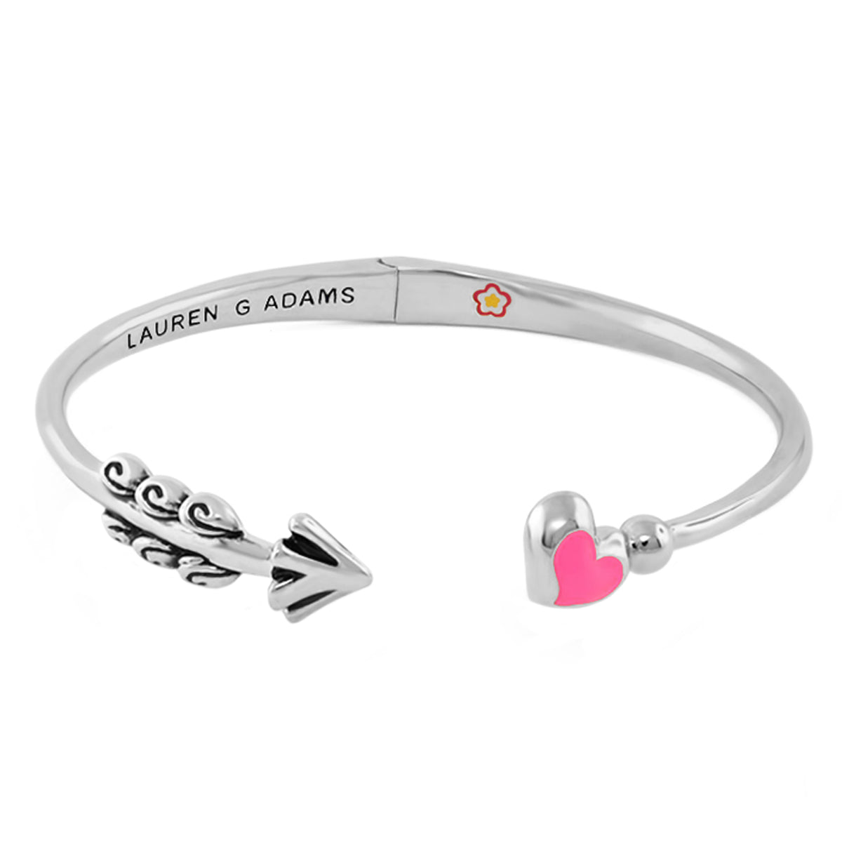 Open Arms Heart Bangle