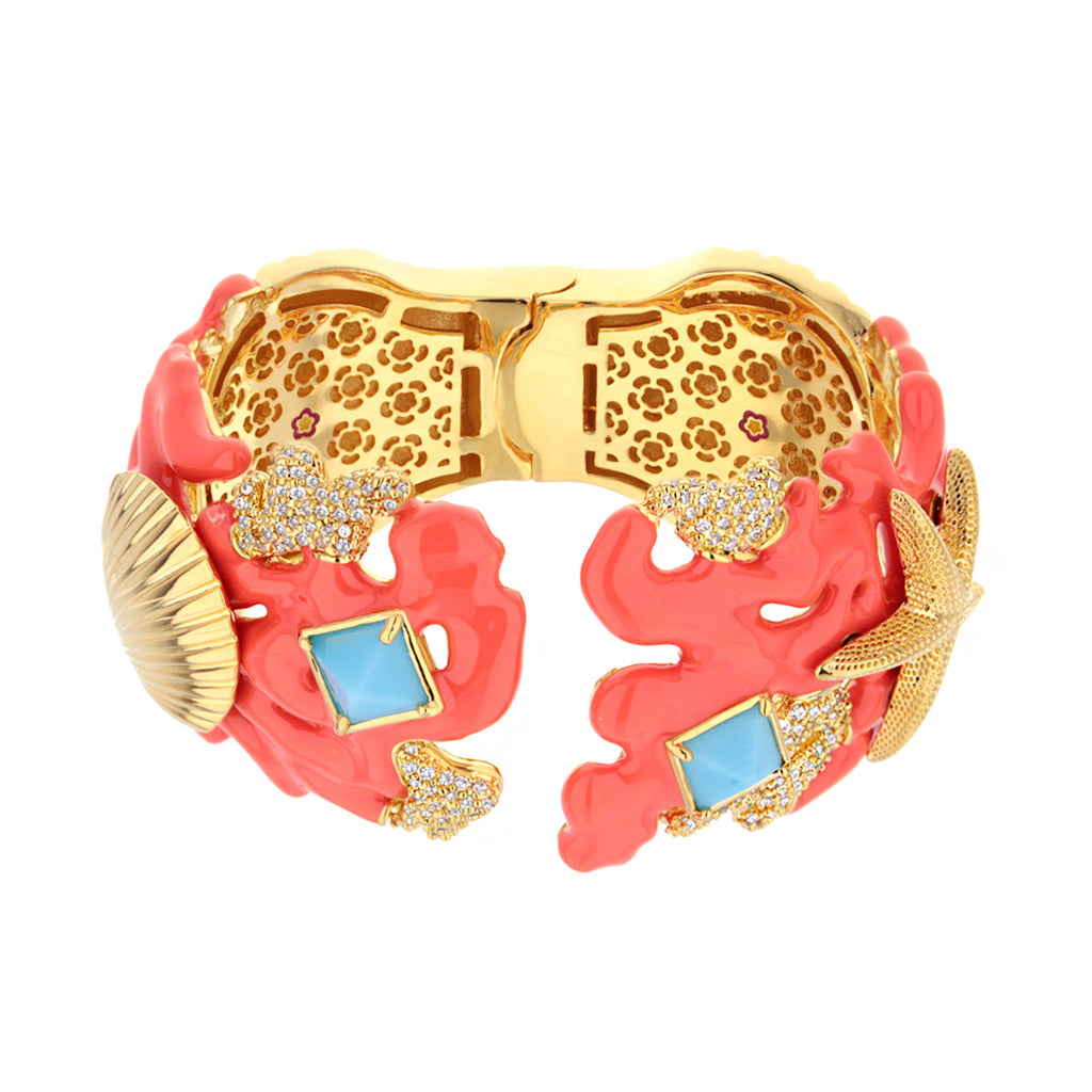Pretty Little Things Coral Bangle