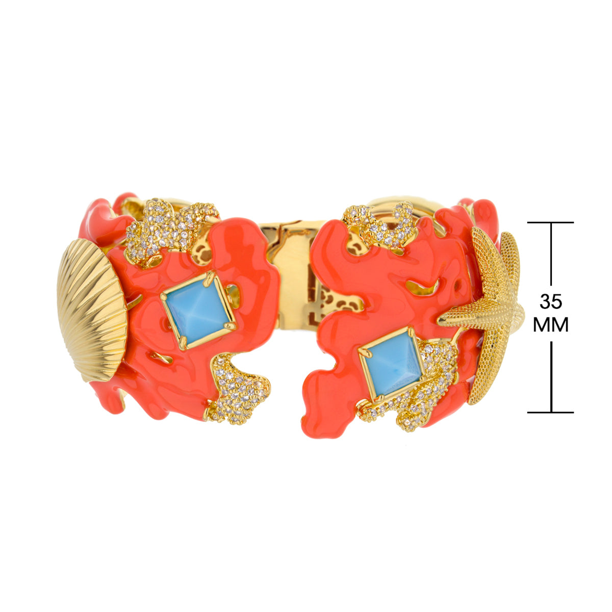 Pretty Little Things Coral Bangle