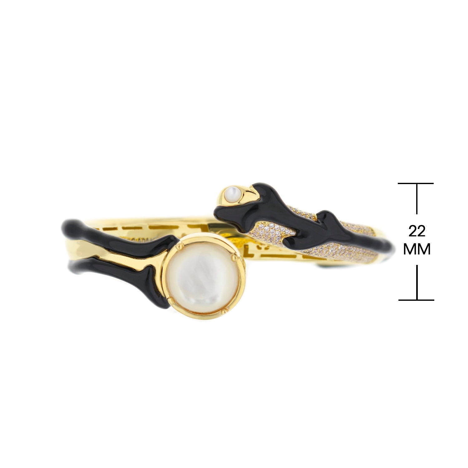 Pretty Little Things Pearl Coral Bangle