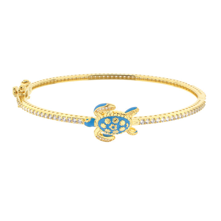 Eau Turtle Bangle