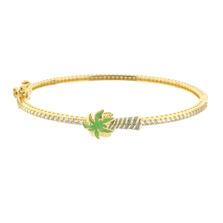 Eau Palm Tree Bangle