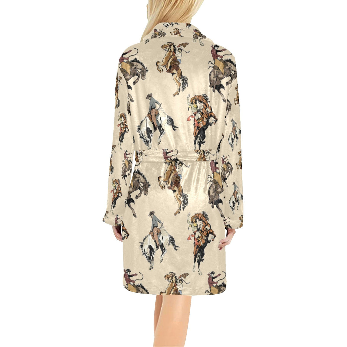 Baha Ranch Vintage Cowgirl Women's Bath Robe