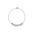 Lorelai Breathe Silver 3mm Beads Bracelet