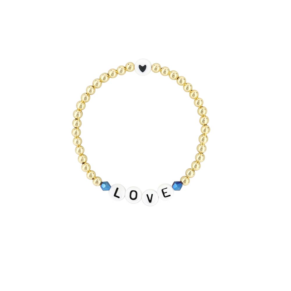 Lorelai Love 14k Gold Filled 4mm Beads Bracelet