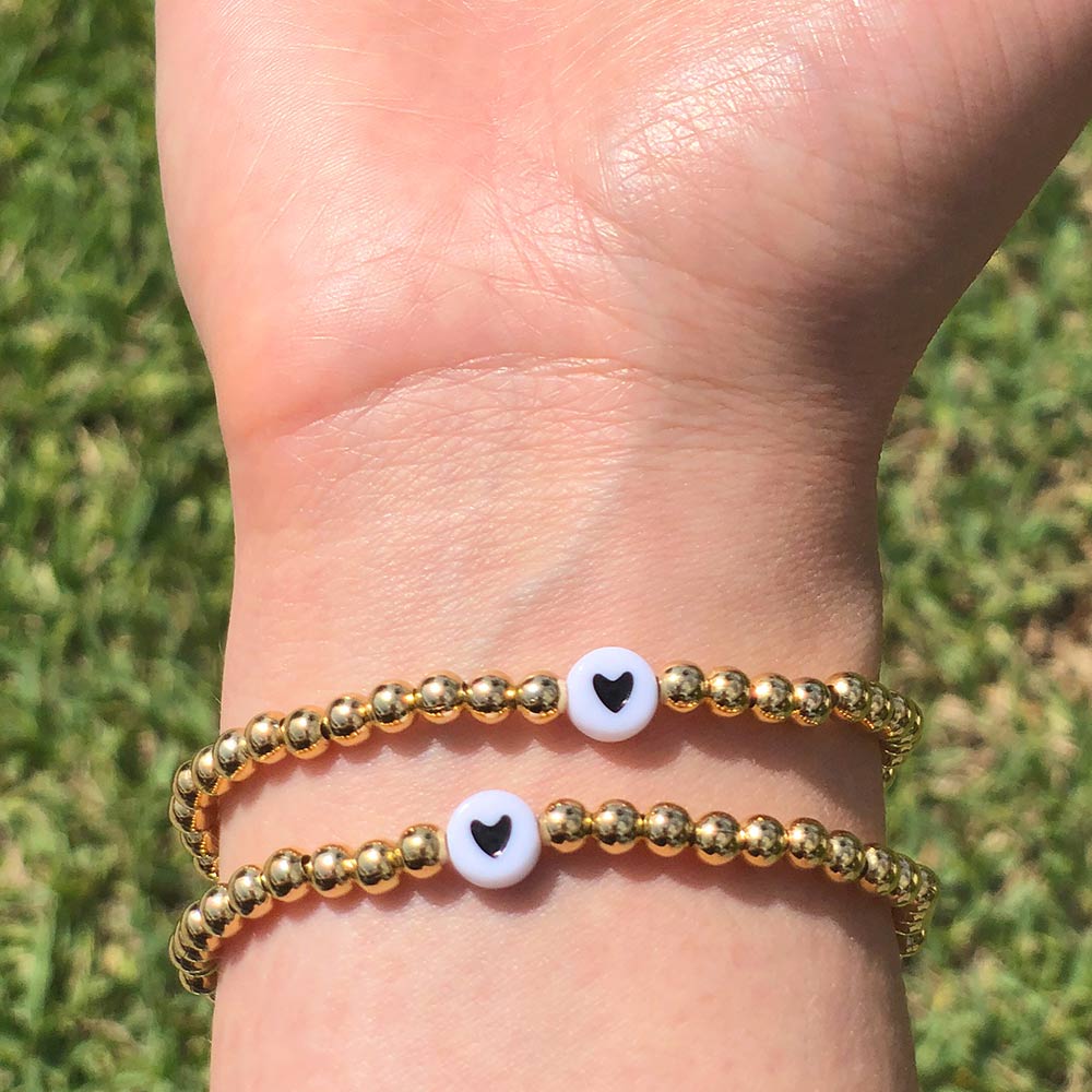Lorelai Love 14k Gold Filled 4mm Beads Bracelet