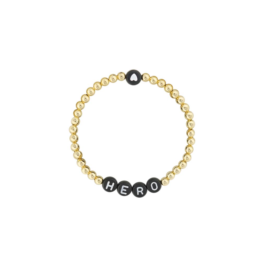 Lorelai Hero 14k Gold Filled 4mm Beads Bracelet