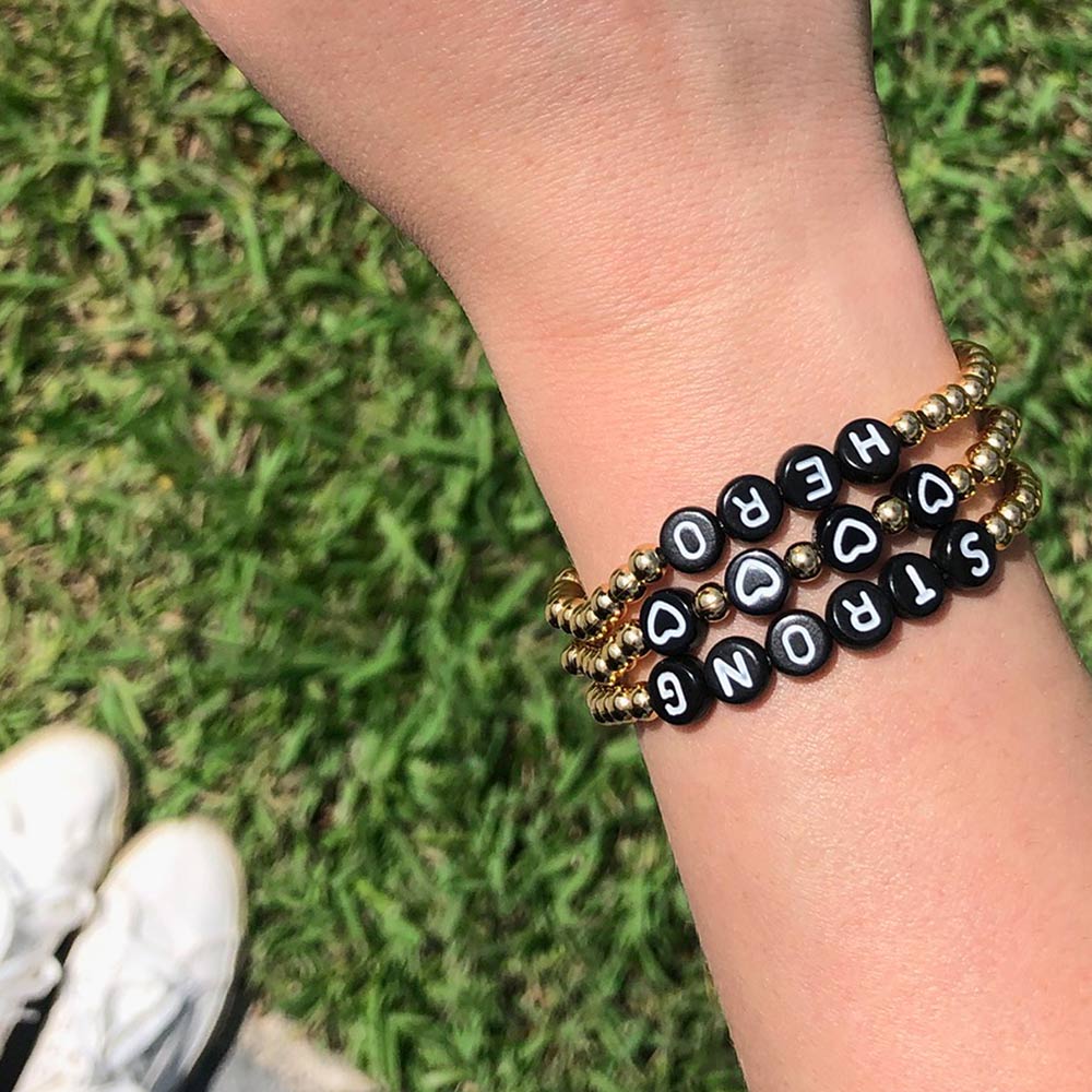 Lorelai Hero 14k Gold Filled 4mm Beads Bracelet