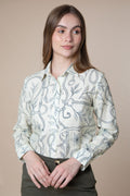 Basic Linen Shirt | Ropes Print
