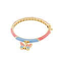 Stackable Girl's Butterfly Charm Bangle