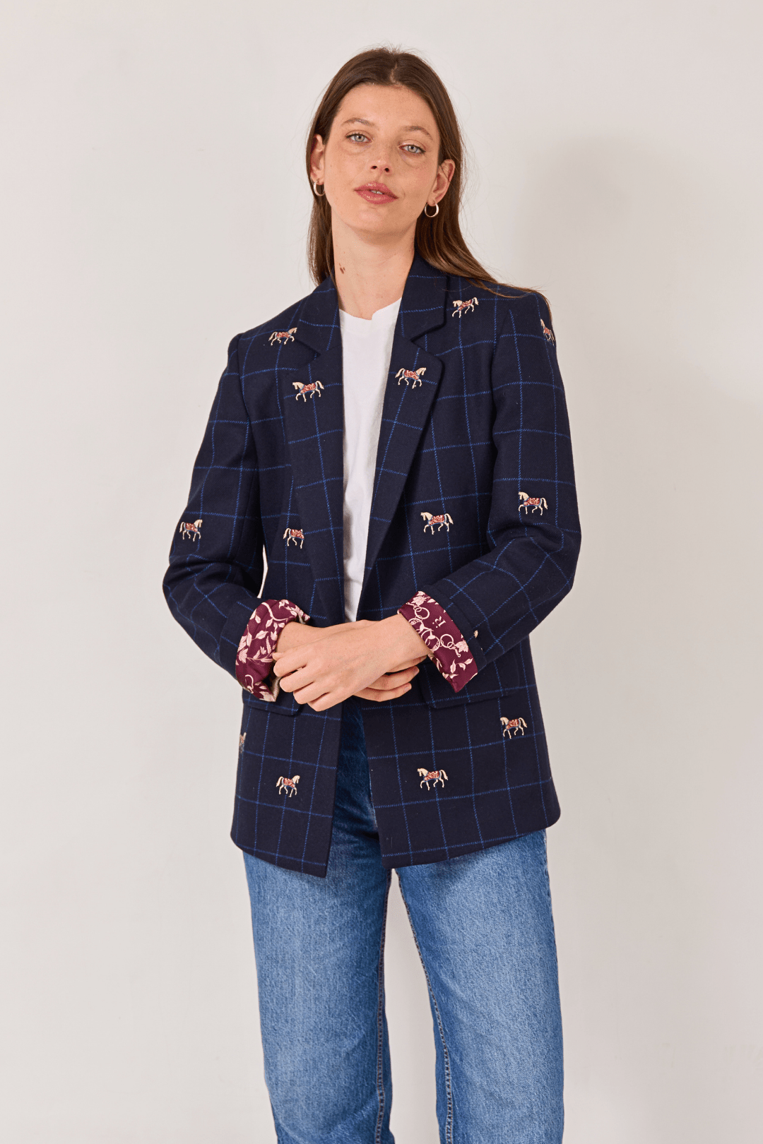 Belmont Blazer | Embroidered Italian Wool