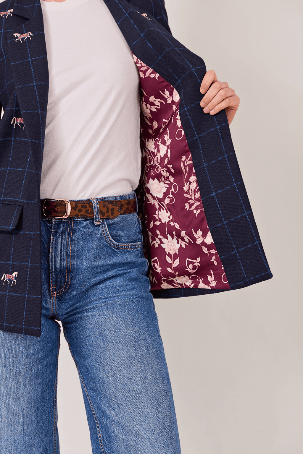 Belmont Blazer | Embroidered Italian Wool