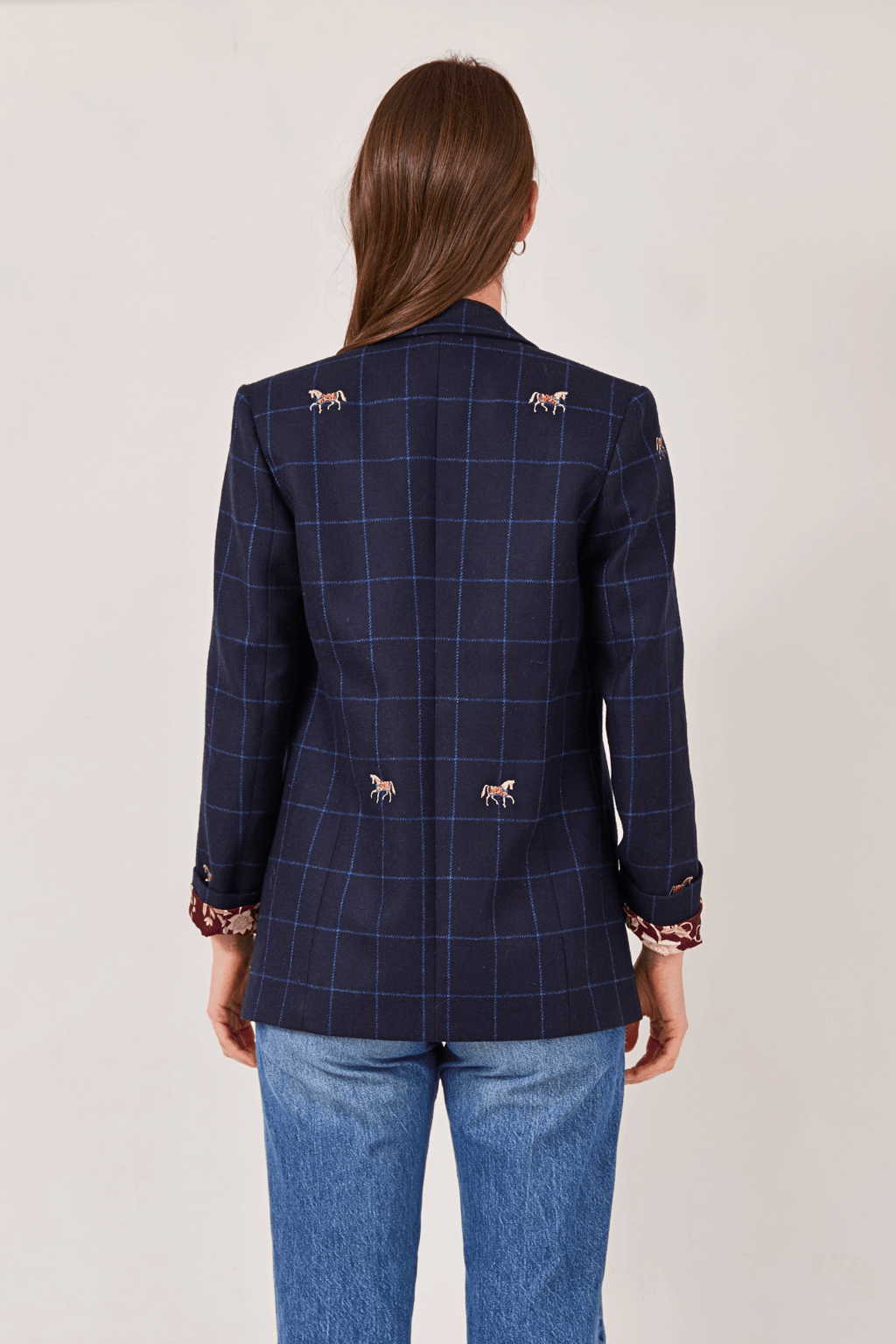 Belmont Blazer | Embroidered Italian Wool