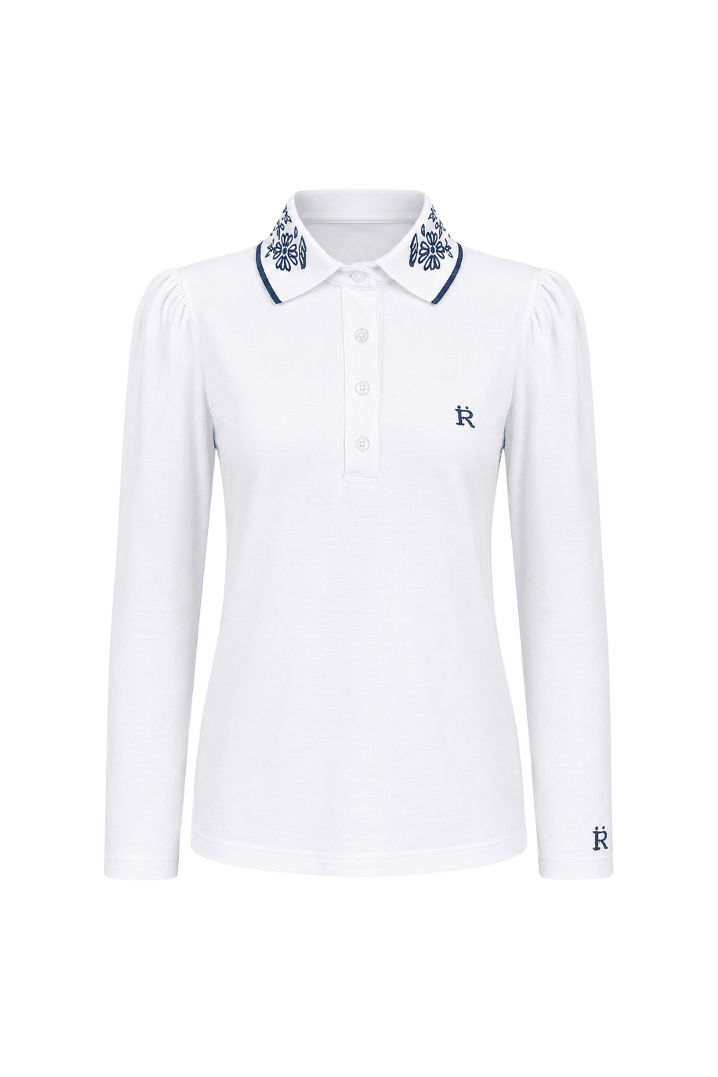 Briar | Embroidered Polo-Shirt | Long Sleeve