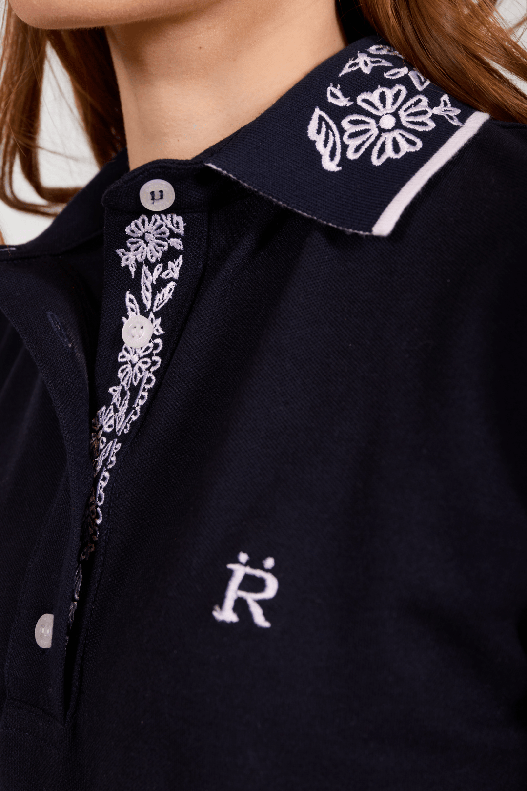 Briar | Embroidered Polo-Shirt | Long Sleeve