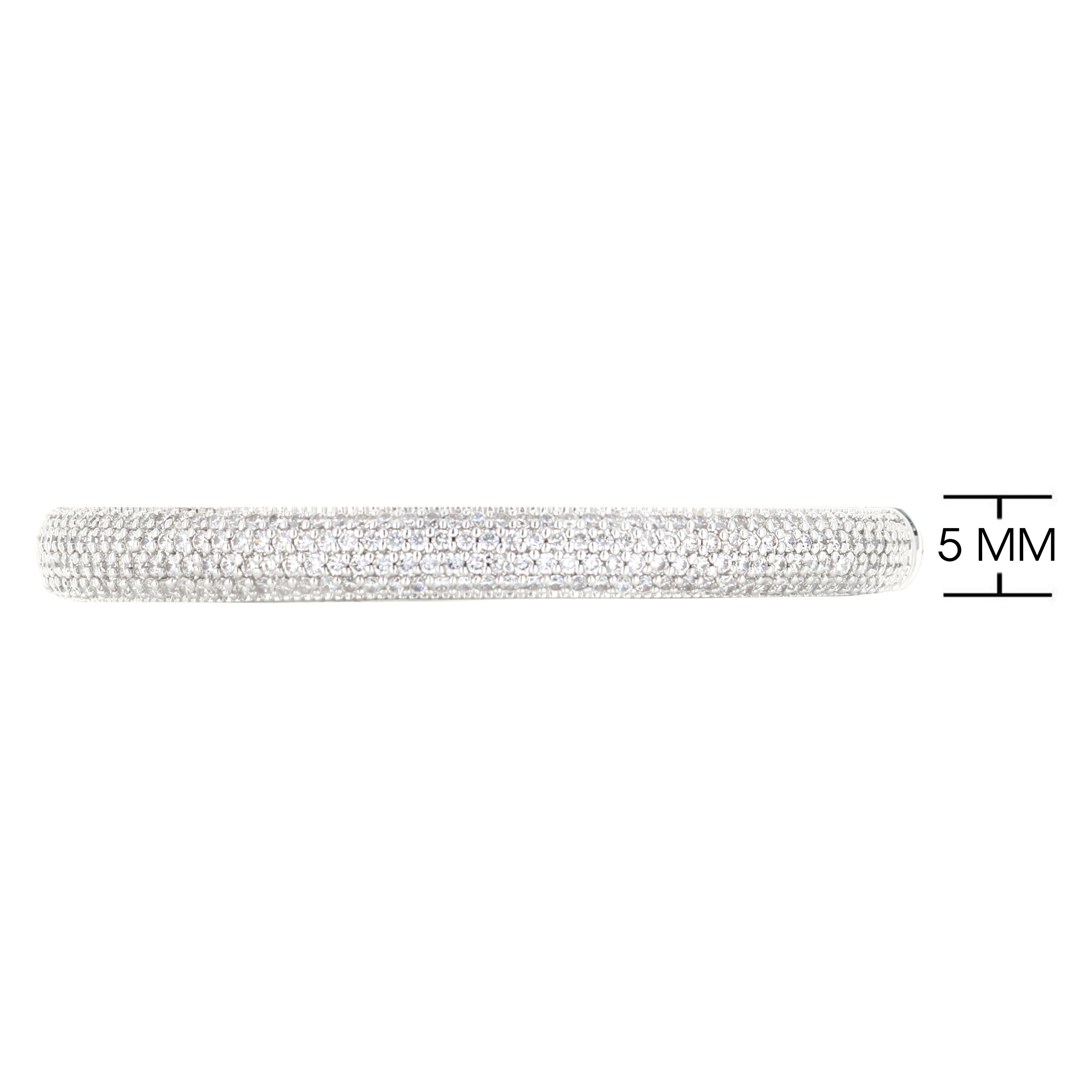 Glamour Pave .925 Bangle