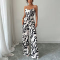 Summer Patterned Women’s Classic Jumpsuit