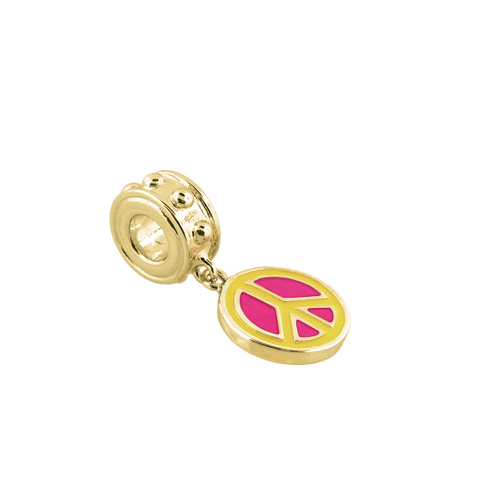 Gabriella Beads Peace Sign Charm