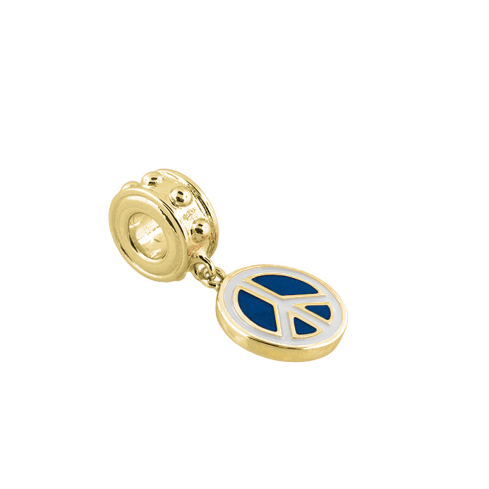 Gabriella Beads Peace Sign Charm