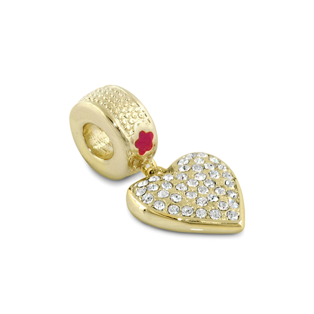 Gabriella Beads Pave Heart