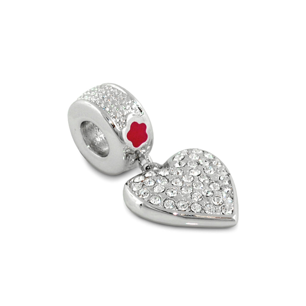 Gabriella Beads Pave Heart