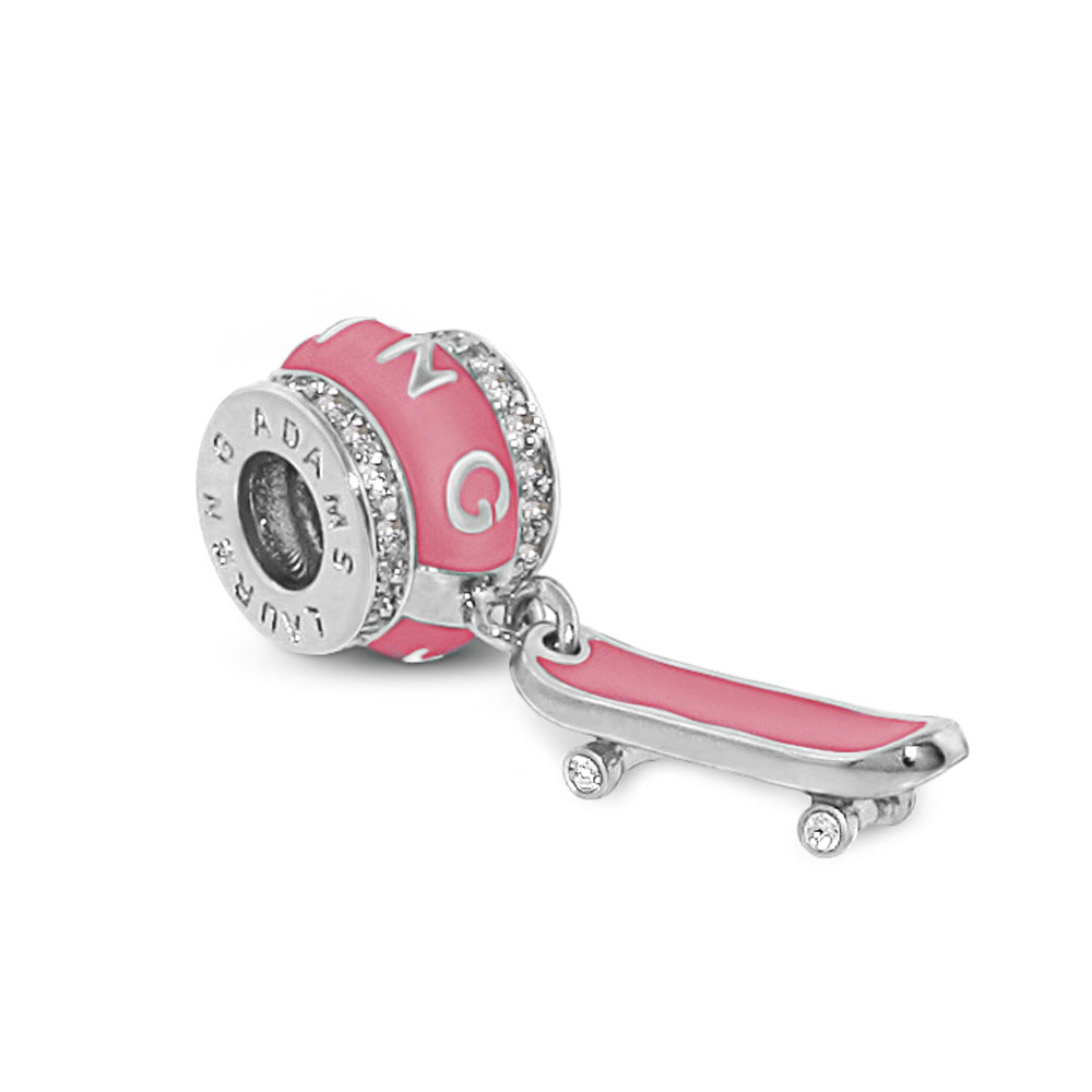 Gabriella Beads Skateboard for Charms Bracelet